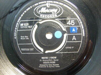 Lesley Gore – Maybe I Know 1964 7” Mercury MF 829
