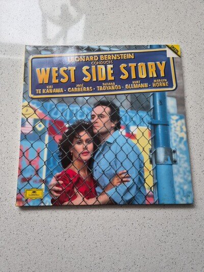 Leonard Bernstein conducts - West Side Story 2LP (VG/VG) .