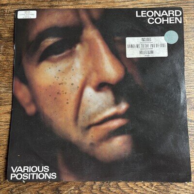 Leonard Cohen – Various Positions UK 1984 CBS – CBS 26222