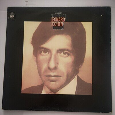 Leonard Cohen - Songs Of - original CBS LP - 60s Lounge Beatnik Mod