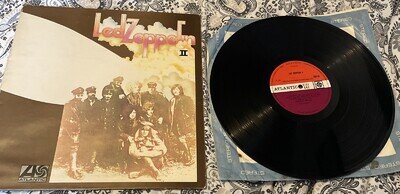 Led Zeppelin II UK press 1969 Label 588198