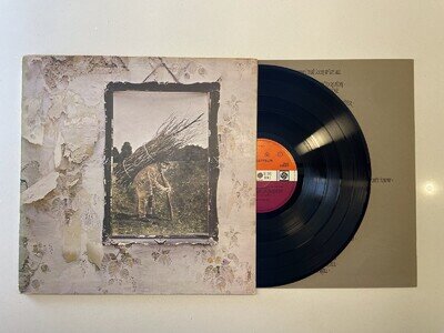 Led Zeppelin – Untitled - 4 IV - plum version 6 - vinyl LP - A3/B3 Porky Pecko