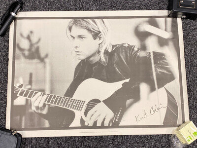 Kurt Cobain Poster Bundle Vintage x 2 End of Music 1997 Pyramid 2003 PP0792