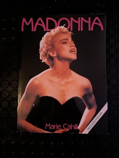 Madonna By Marie Cahill Book Hardcover Includes Poster New