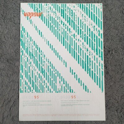 Vapour Poster Rave Flyer, Acid House Club Rave Flyers