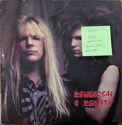 Larry Norman ‎Rehearsal 4 Reality Vinyl Record VG/G+ RMLP 023 1986
