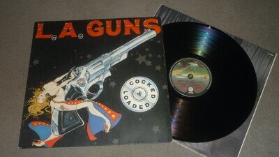 L.A. Guns - Cocked And Loaded - Vertigo 838 592-1 Europe 1989 OIS - VG+
