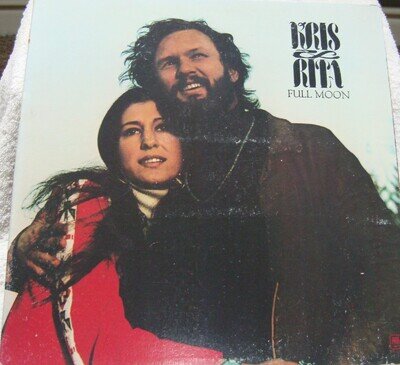 KRIS KRISTOFFERSON & RITA COOLIDGE FULL MOON VINYL LP A&M SP4403