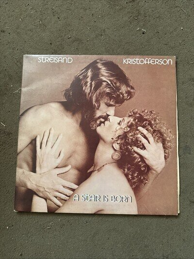 A Star Is Born-Streisand Kristofferson 1976 12" Gatefold LP Record CBS 86021-EX