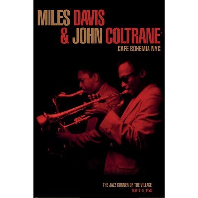 Miles Davis & John Coltrane Poster - Official Licensed 61 x 91.5cm Maxi Poster