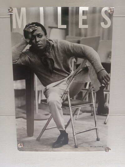 Miles Davis On Columbia 1996 PROMO Poster 36x24 Original