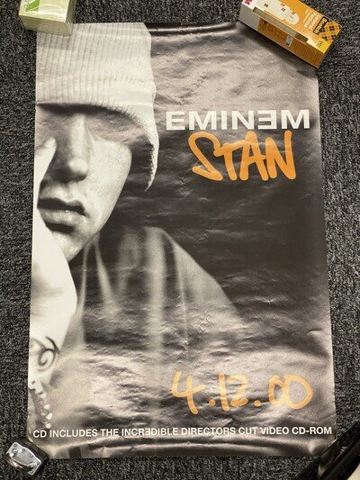 Eminem Stan Poster Single Video 4.12.00 Promo Rap Music Y2K Vintage 18.5" x 28"