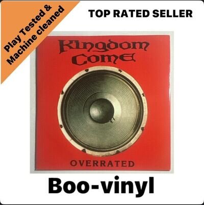 Kingdom Come ‎– Overrated Polydor KCS 4 ‎UK Vinyl 7” 45 Single NM / EX Con