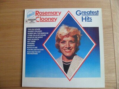 ROSEMARY CLOONEY: GREATEST HITS 1976 CBS / EMBASSY LP 33RPM EX(+)