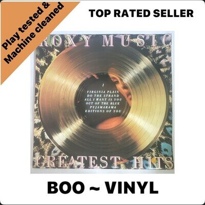 Roxy Music - Greatest Hits 12" Vinyl Record LP Record VG+ / EX Condition