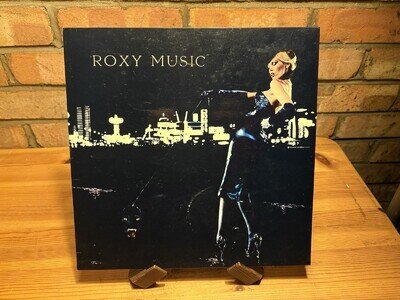 ROXY MUSIC- FOR YOUR PLEASURE- VINYL Record 12" LP 1973 PINK RIM VG