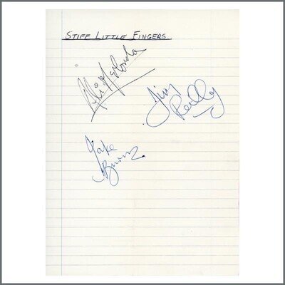 Stiff Little Fingers 1979 Peterborough Autographs (UK)