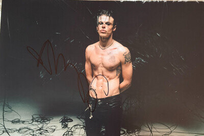 Hand Signed Yungblud 12x8 Iconic Music Photo Rock Star Autograph With COA RARE