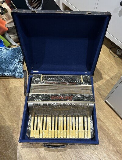 Antique Accordion, Fully Playable Musical Instrument