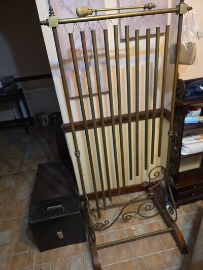 Beautiful Antique Tubular Bells. Genuine Item Just Needs A Little TLC