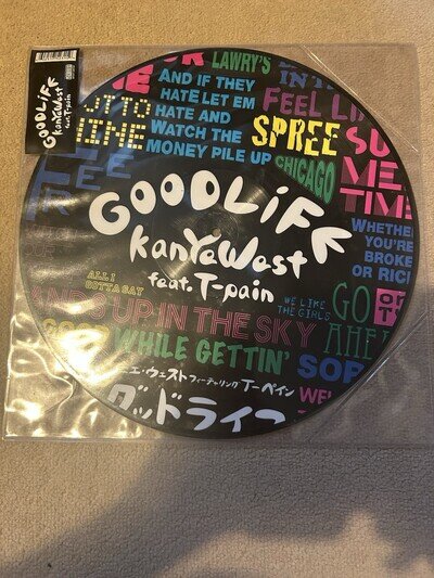 Kanye West feat. T-Pain / Good Life 12" Vinyl Picture Disc YE Roc-A-Fella Record