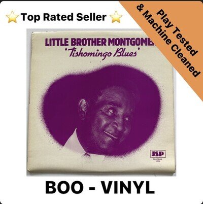 Little Brother Montgomery - Tishomingo Blues Vinyl Record Lp Ex / Ex
