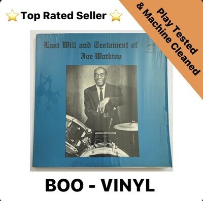 Joe Watkins ‎– Last Will And Testament Of Joe Watkins Lp Vinyl Record Jazz Ex