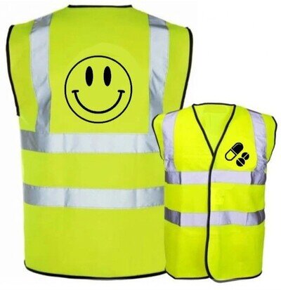 Party Rave Hi Vis Clothing Outfit Reflective Vest