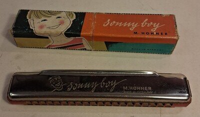 Vintage Sonny Boy Mouth Organ By M. Hohner ~ Made In Germany ~ Boxed