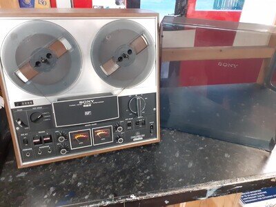 Sony TC-377 Three Head Reel to Reel Tapecorder with Dust cover PLEASE READ