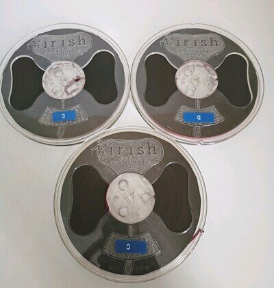 Vintage Reel To Reel × 3 Tapes "Irish" Brand - 7"