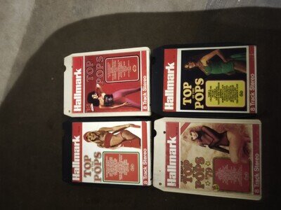 8 Track Tapes - Top Of The Pops Selection (4 Tapes)