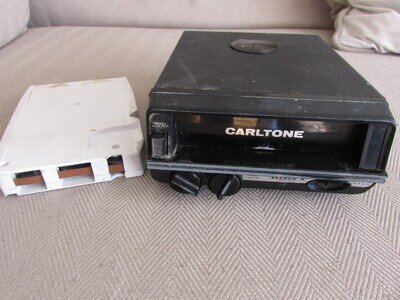 CARLTONE Vintage Classic Car 8 Track Tape Player - Untested