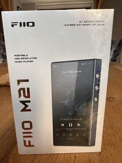 FiiO M21 Digital Audio Player High Resolution Sound, Blue