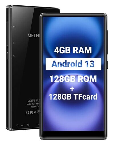 MECHEN 256GB WiFi MP3 Player with Bluetooth,Android 13 and Wi-Fi Streaming,Top🔥