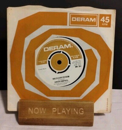 JUNIOR CAMPBELL - HALLELUJAH FREEDOM 1972 7" Vinyl Tested VG+