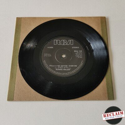 ronnie milsap - (there's) no gettin over me 7" vinyl record VG