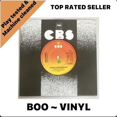 judas priest - living after midnight 7" vinyl record Heavy Metal EX / M Con