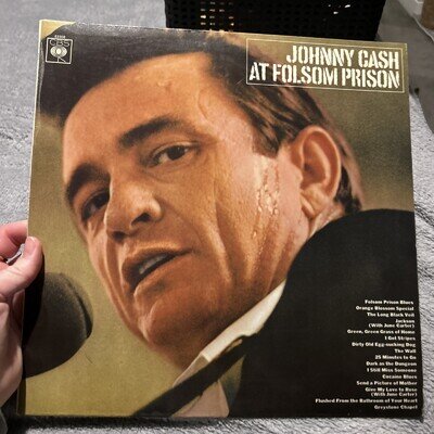 Johnny Cash At Folsom Prison NMVinyl LP Elvis Presley Dolly Parton Willie Nelson