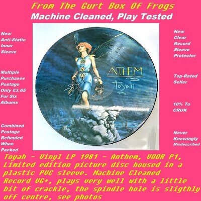 Toyah - Vinyl LP 1981 - Anthem - Limited Edition Picture Disc VOOR P1 - VG+