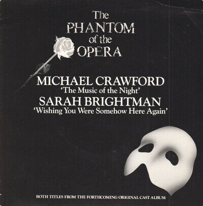 Michael Crawford/Sarah Brightman Music of the Night/Wishing You Were Somehow
