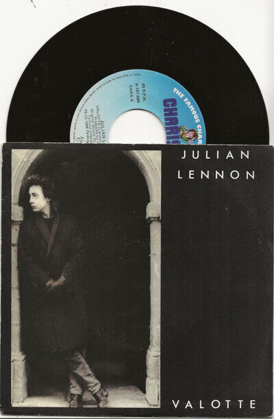 JULIAN LENNON VALOTTE ORIGINAL SINGLE FROM SPAIN, CHARISMA LABEL
