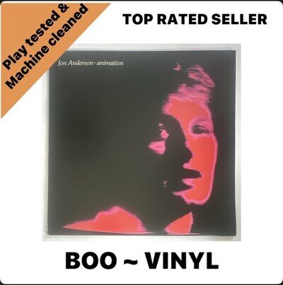 Jon Anderson Animation vinyl LP Record POLD 5044 Rare Irish Issue EX / EX