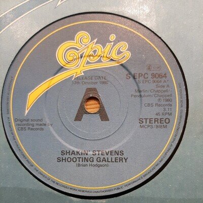 Shakin' Stevens - Shooting Gallery / Make it Right. UK 1980 Promo Single NM '45