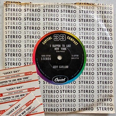 Judy Garland (e) Lucky Day / I Happen To Like New York - 1962 US 7"