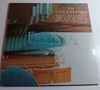 Joni Mitchell & The L.A. Express / Miles Of Aisles REISSUE DOUBLE LP / EX / FAST