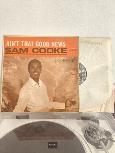 RARE UK 1ST/FIRST PRESS Sam Cooke - Ain't That Good News RD-7635 VG+ 1964 LP