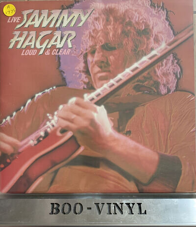 SAMMY HAGAR LIVE SAMMY HAGAR LOUD & CLEAR 12'' ALBUM 1979 EST 25330