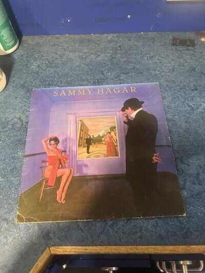 Sammy Hagar Standing Hampton 1981 Geffen Records W/ Insert Vinyl LP