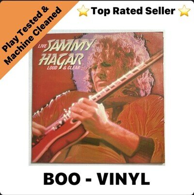 Sammy Hagar ‎– Loud And Clear E-ST 25330 Vinyl~LP~Album EX / VG+